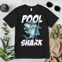 Funny Billiards Pool Shark Snooker Hall Joke Billiard Premium T-Shirt thumb 2