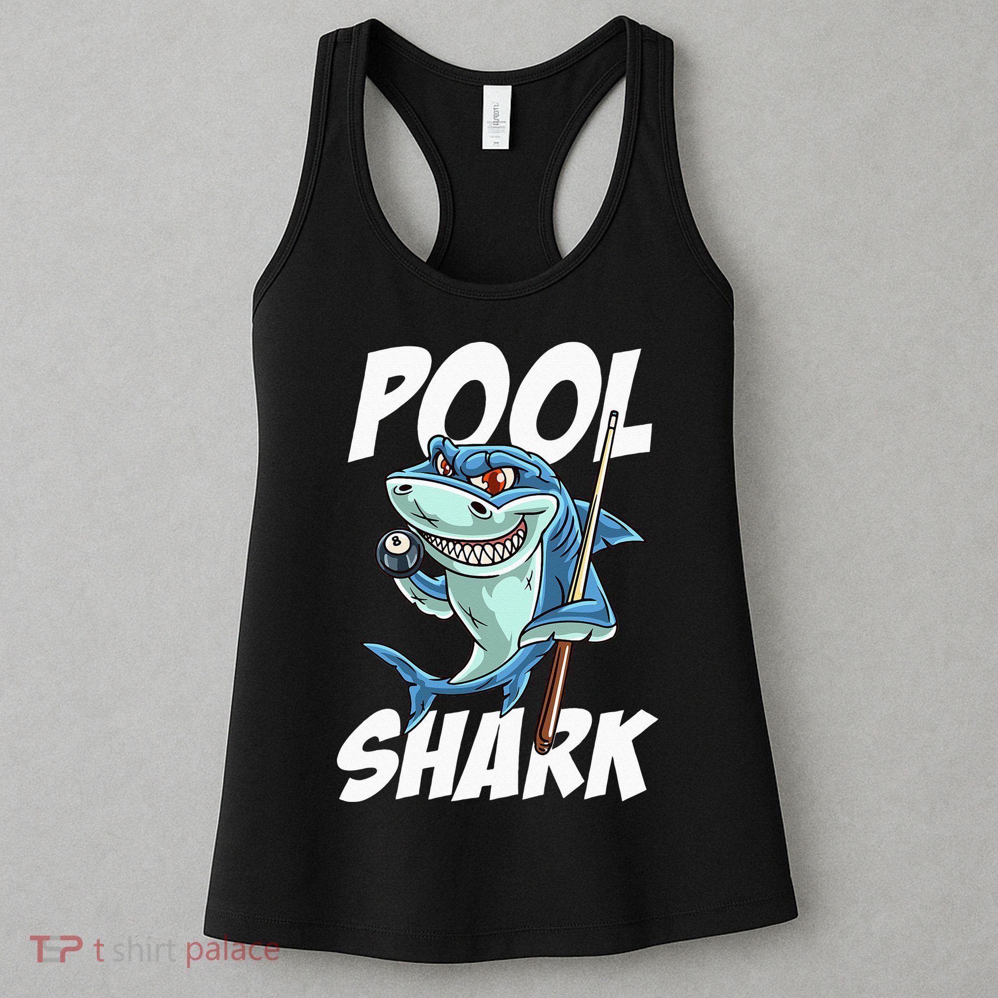 Funny Billiards Pool Shark Snooker Hall Joke Billiard Women's Tank Top