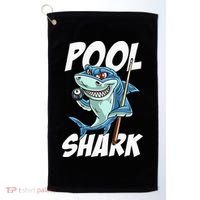 Funny Billiards Pool Shark Snooker Hall Joke Billiard Golf Towel thumb 0
