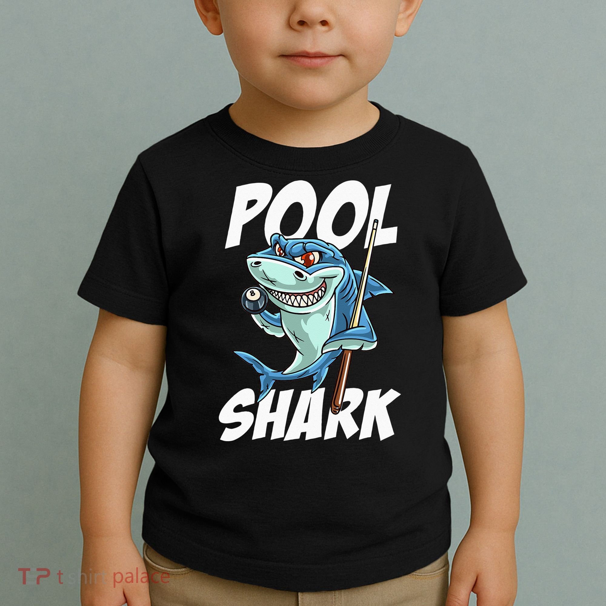 Funny Billiards Pool Shark Snooker Hall Joke Billiard Toddler T-Shirt