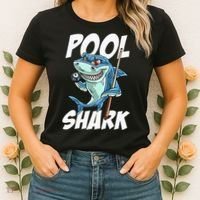 Funny Billiards Pool Shark Snooker Hall Joke Billiard Women's T-Shirt thumb 2