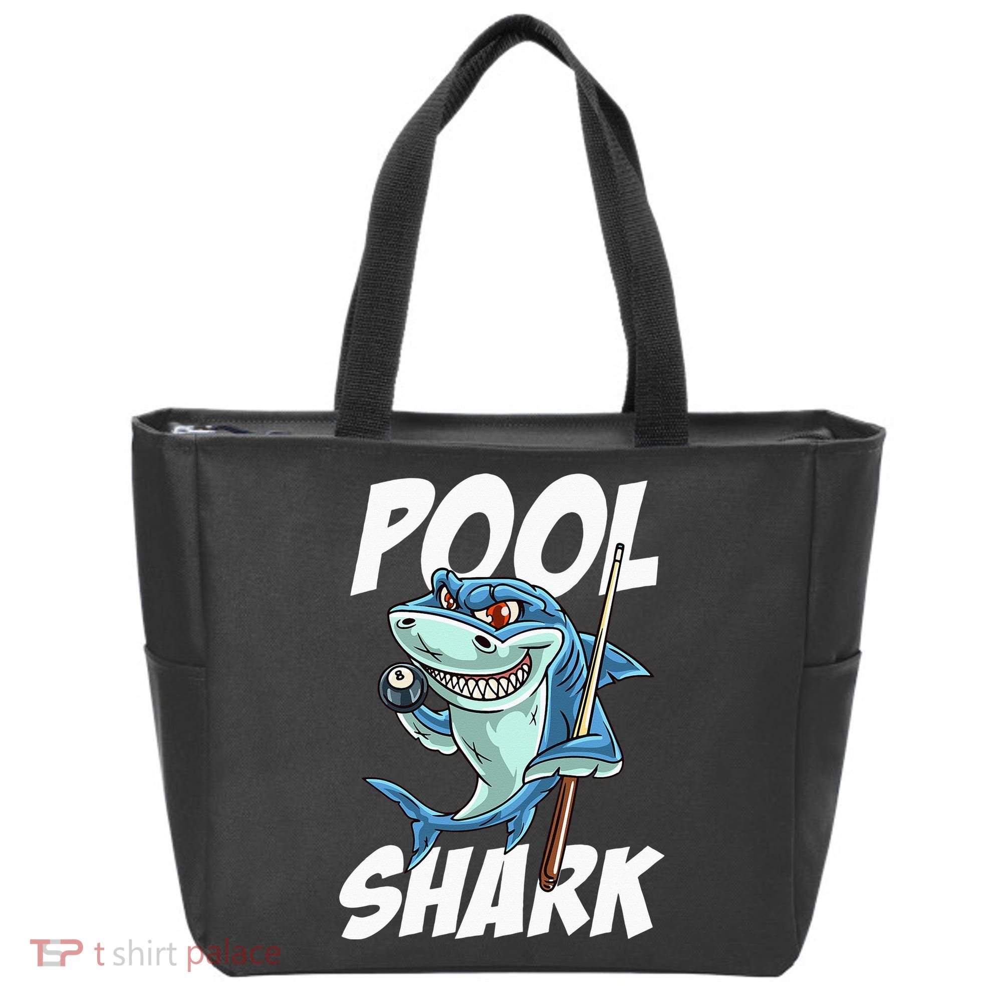Funny Billiards Pool Shark Snooker Hall Joke Billiard Tote Bag