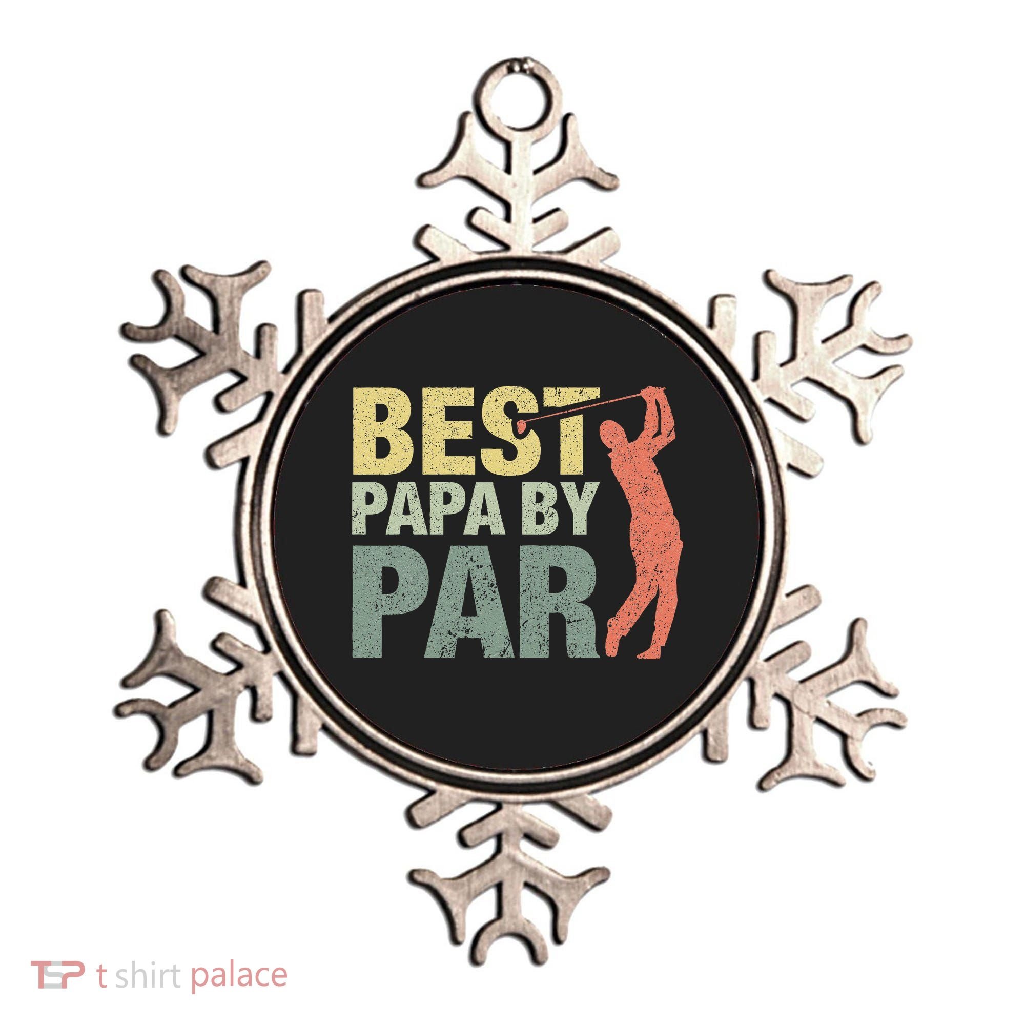 Funny Best Papa By Par Fathers Day Golf Gift Grandpa Ornament