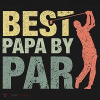 Funny Best Papa By Par Fathers Day Golf Gift Grandpa Baby Bodysuit thumb 2