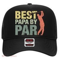 Funny Best Papa By Par Fathers Day Golf Gift Grandpa Hat thumb 0