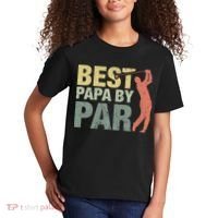Funny Best Papa By Par Fathers Day Golf Gift Grandpa Kids T-Shirt thumb 2