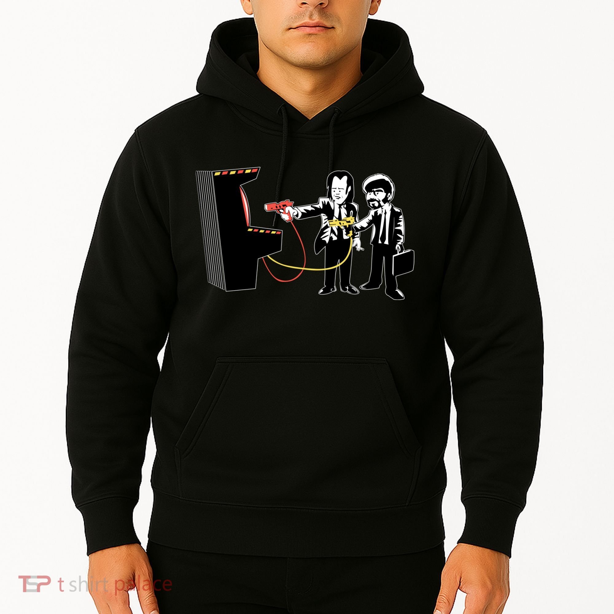 Funny Banksy Pulp Fiction Parody Hoodie