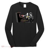 Funny Banksy Pulp Fiction Parody Long Sleeve Shirt thumb 0