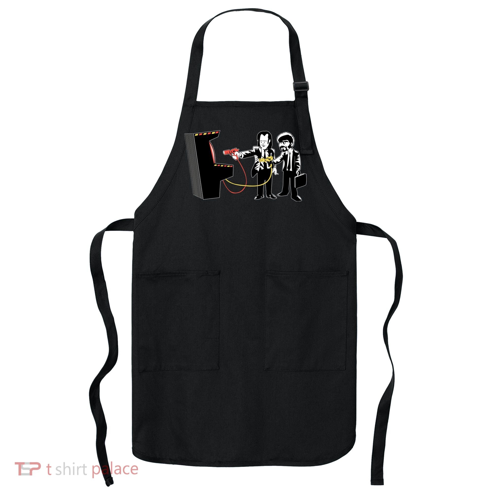 Funny Banksy Pulp Fiction Parody Apron