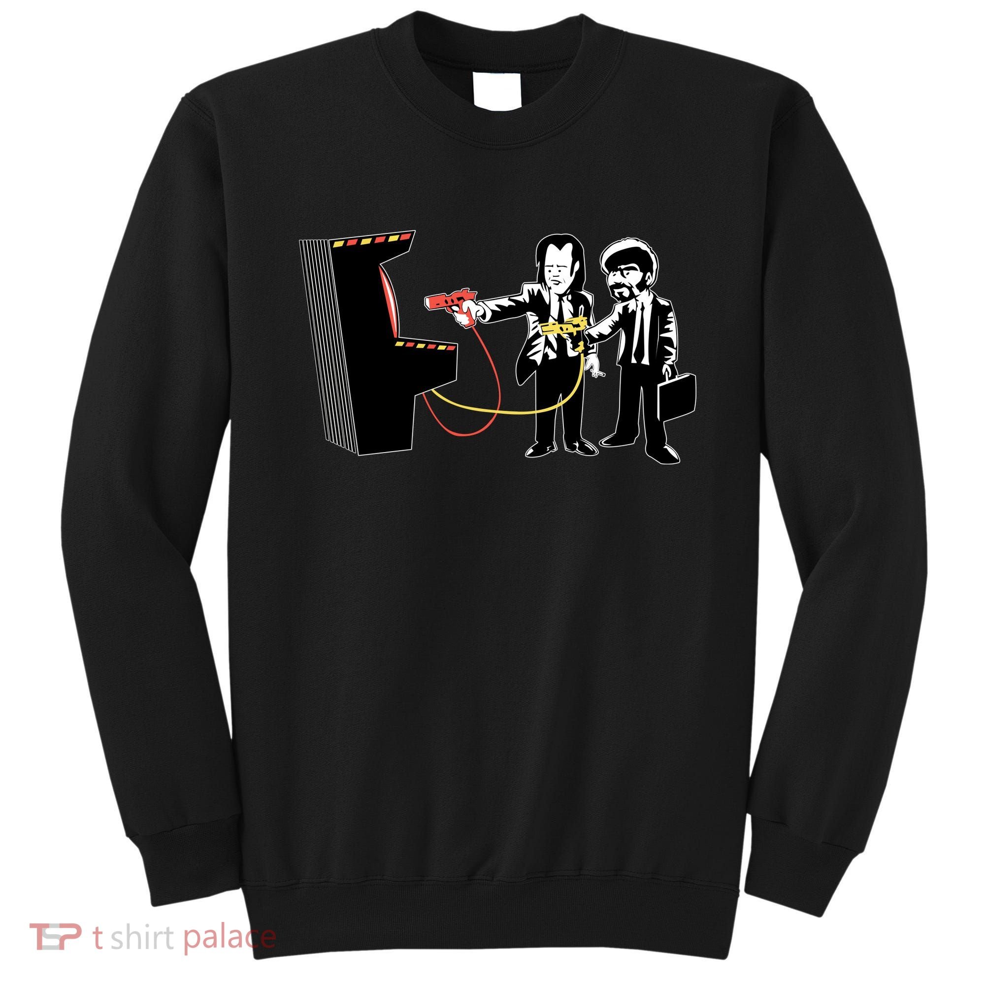 Funny Banksy Pulp Fiction Parody Sweatshirt