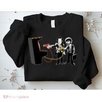 Funny Banksy Pulp Fiction Parody Sweatshirt thumb 2