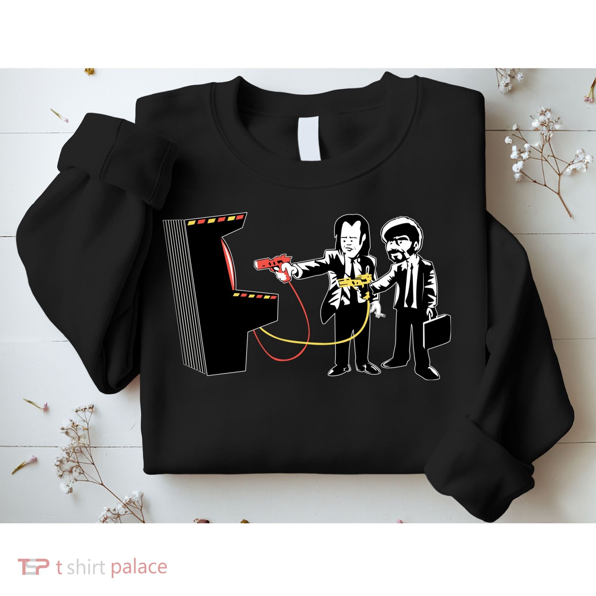 Funny Banksy Pulp Fiction Parody Sweatshirt
