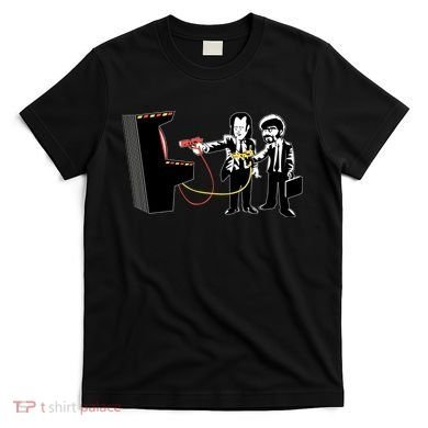 Funny Banksy Pulp Fiction Parody T-Shirt