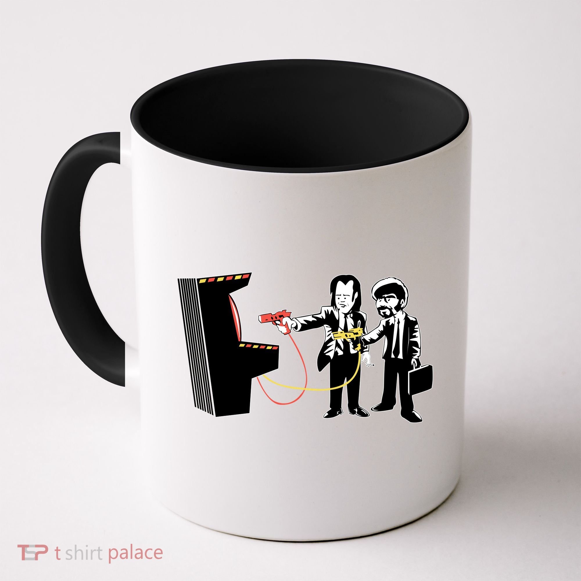 Funny Banksy Pulp Fiction Parody Coffee Mug