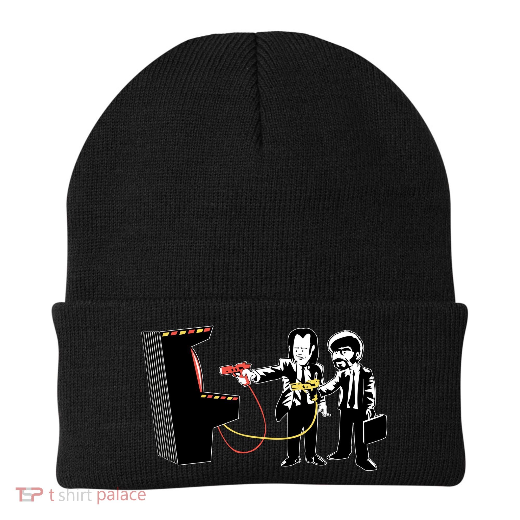 Funny Banksy Pulp Fiction Parody Beanie