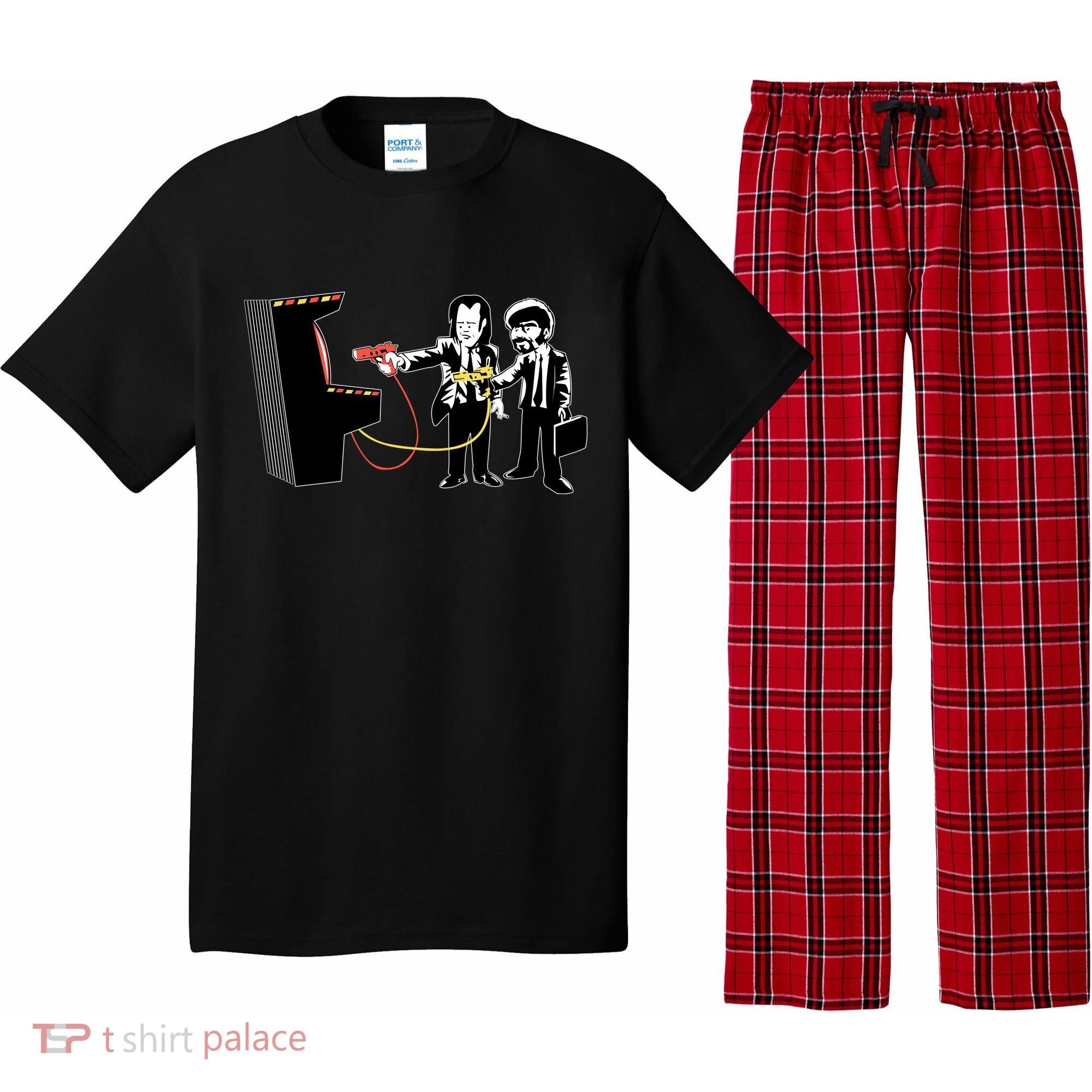 Funny Banksy Pulp Fiction Parody Pajama Set