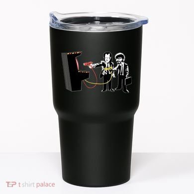 Funny Banksy Pulp Fiction Parody Tumbler
