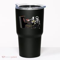 Funny Banksy Pulp Fiction Parody Tumbler thumb 0