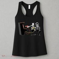 Funny Banksy Pulp Fiction Parody Women's Tank Top thumb 3