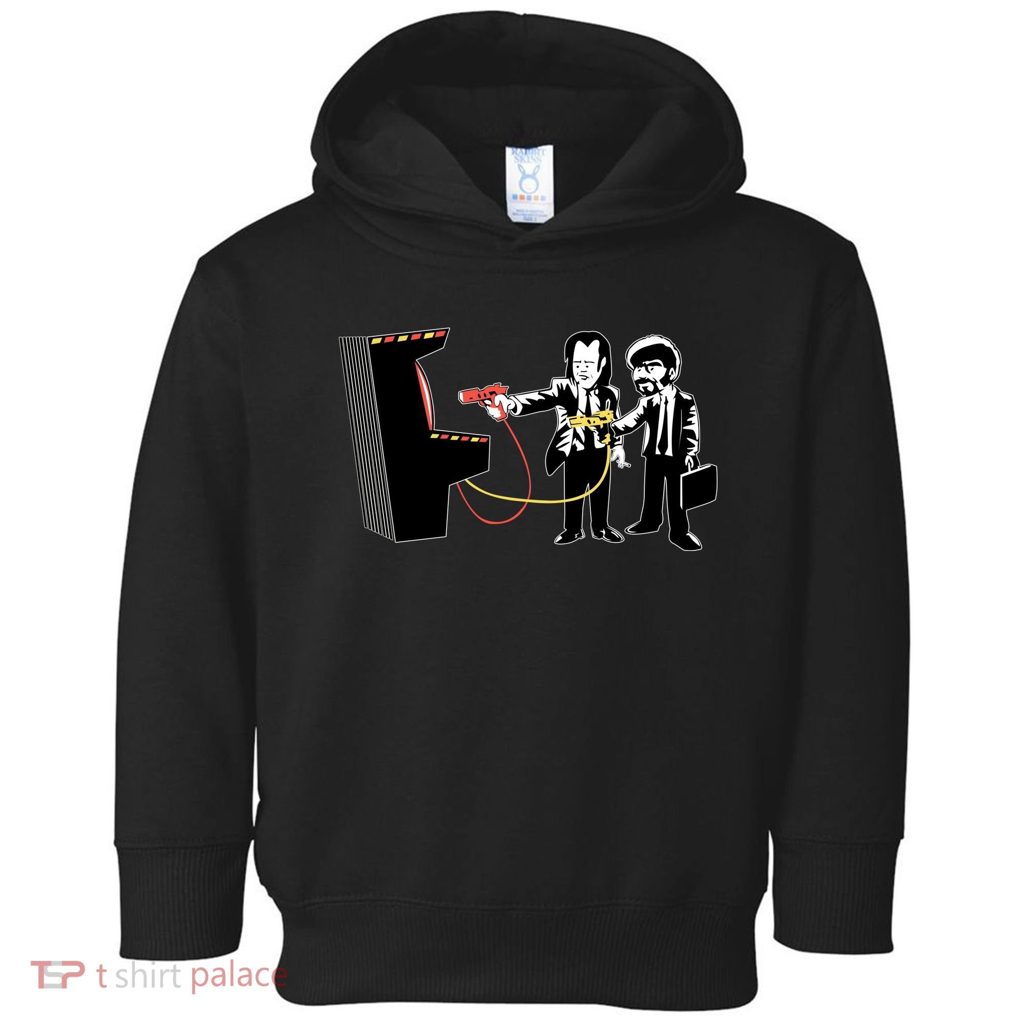 Funny Banksy Pulp Fiction Parody Toddler Hoodie