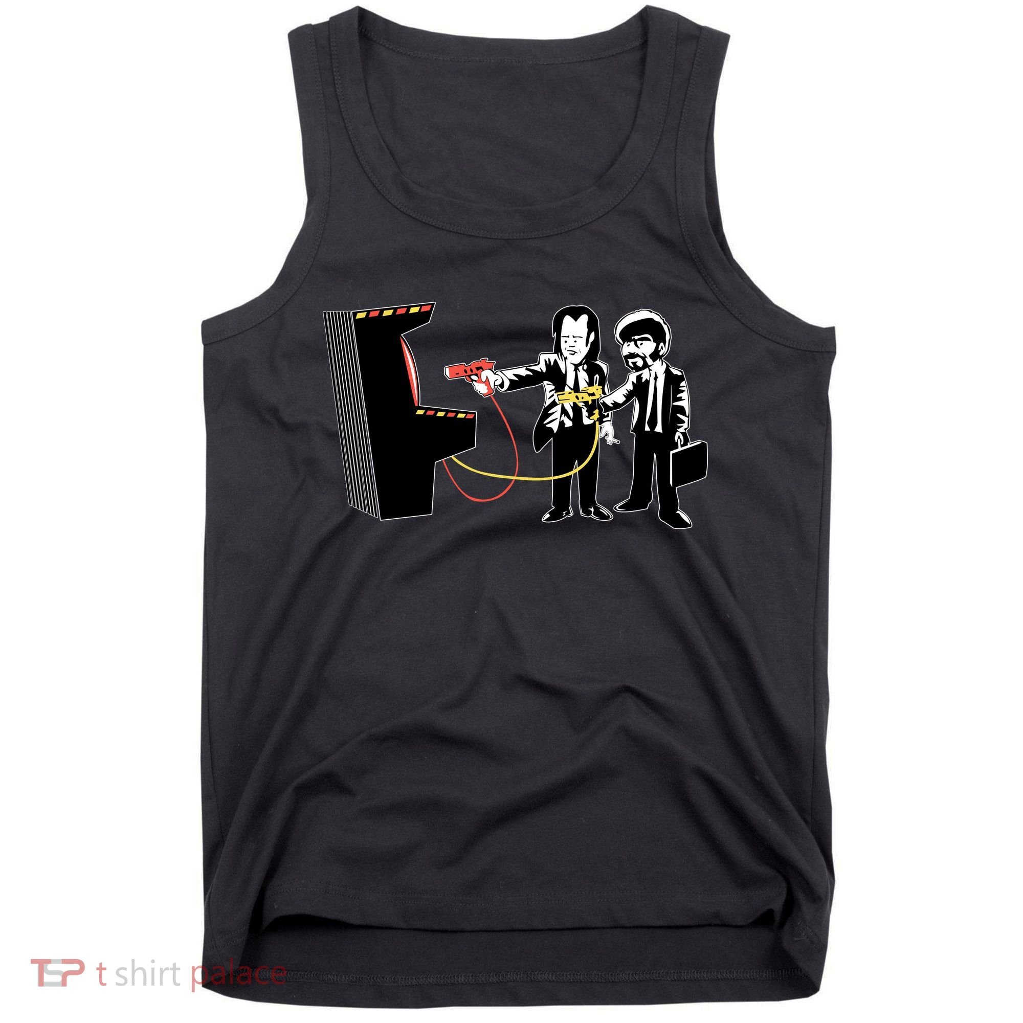 Funny Banksy Pulp Fiction Parody Tank Top