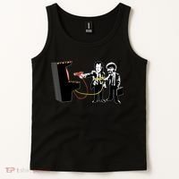 Funny Banksy Pulp Fiction Parody Tank Top thumb 2