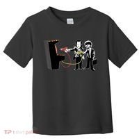 Funny Banksy Pulp Fiction Parody Toddler T-Shirt thumb 0