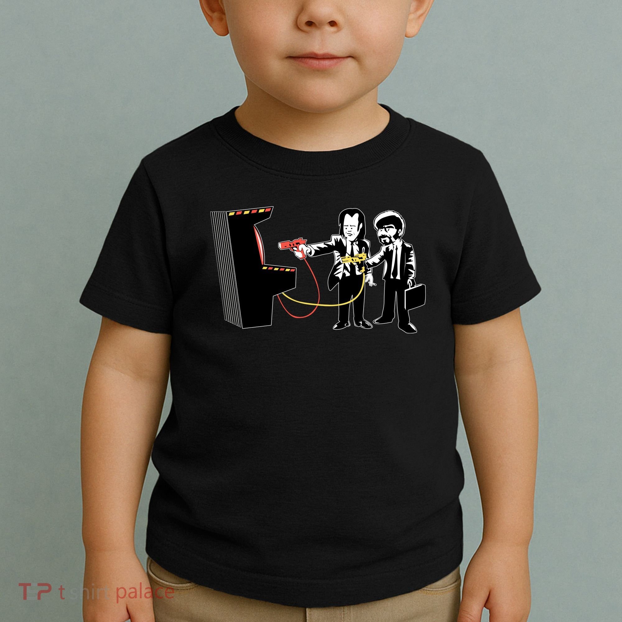 Funny Banksy Pulp Fiction Parody Toddler T-Shirt