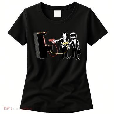 Funny Banksy Pulp Fiction Parody Women's T-Shirt
