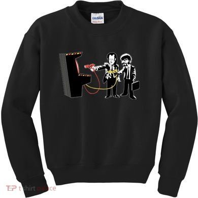 Funny Banksy Pulp Fiction Parody Kids Sweatshirt