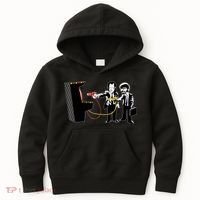 Funny Banksy Pulp Fiction Parody Kids Hoodie thumb 0