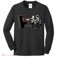 Funny Banksy Pulp Fiction Parody Kids Long Sleeve Shirt thumb 0