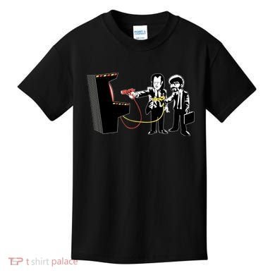 Funny Banksy Pulp Fiction Parody Kids T-Shirt