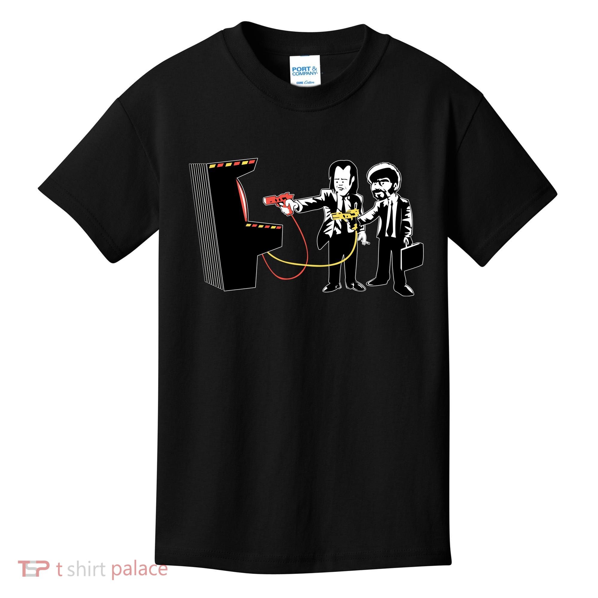 Funny Banksy Pulp Fiction Parody Kids T-Shirt