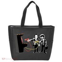 Funny Banksy Pulp Fiction Parody Tote Bag thumb 0