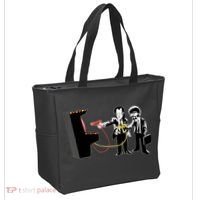 Funny Banksy Pulp Fiction Parody Tote Bag thumb 2