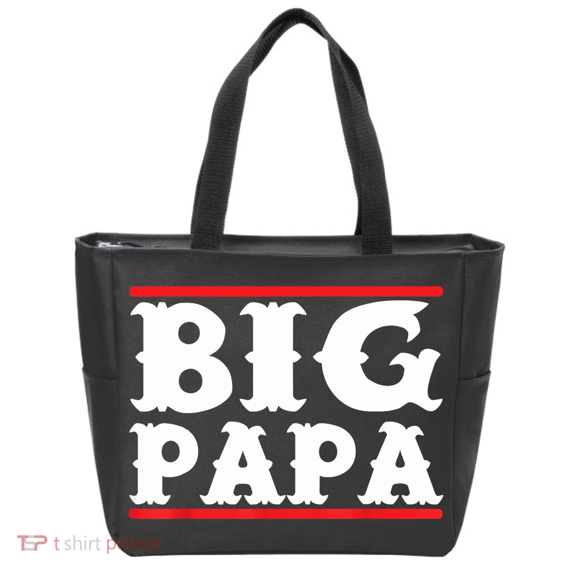 Funny Big Papa Big Daddy Father's Day Tote Bag