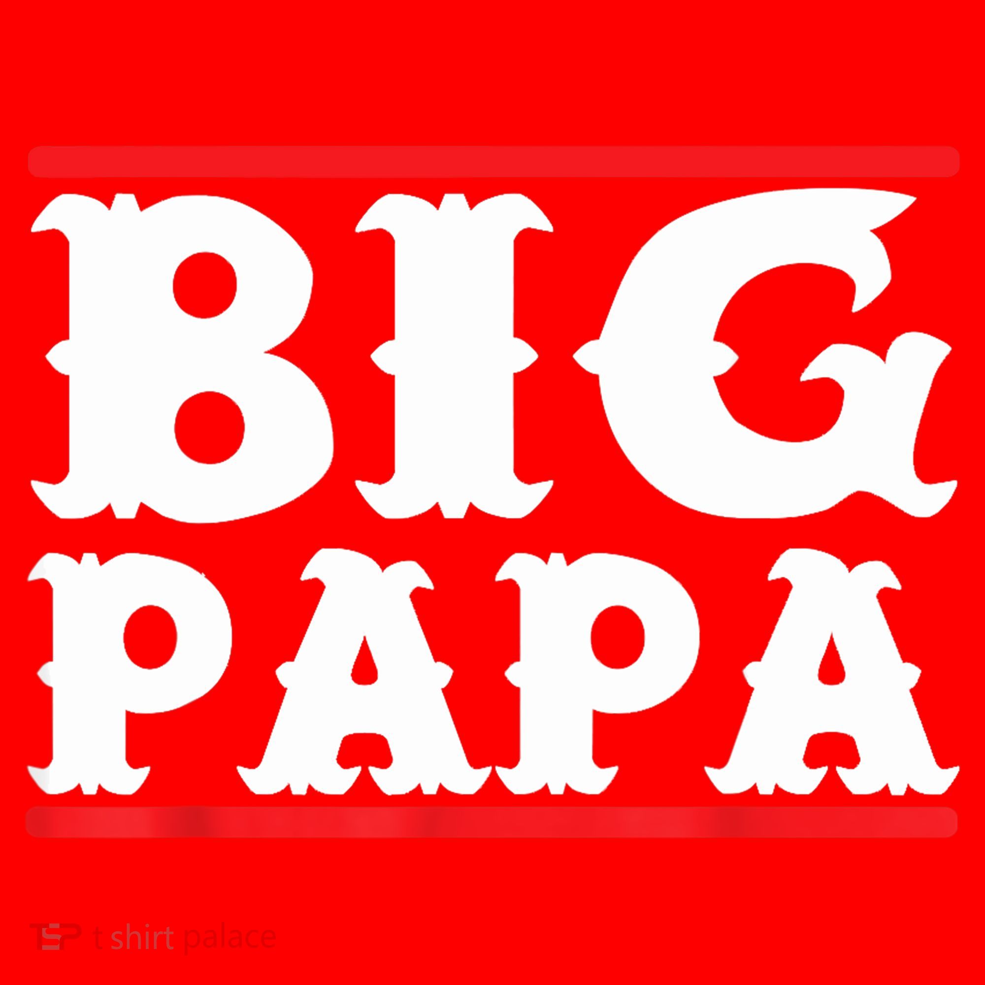 Funny Big Papa Big Daddy Father's Day Santa Hat