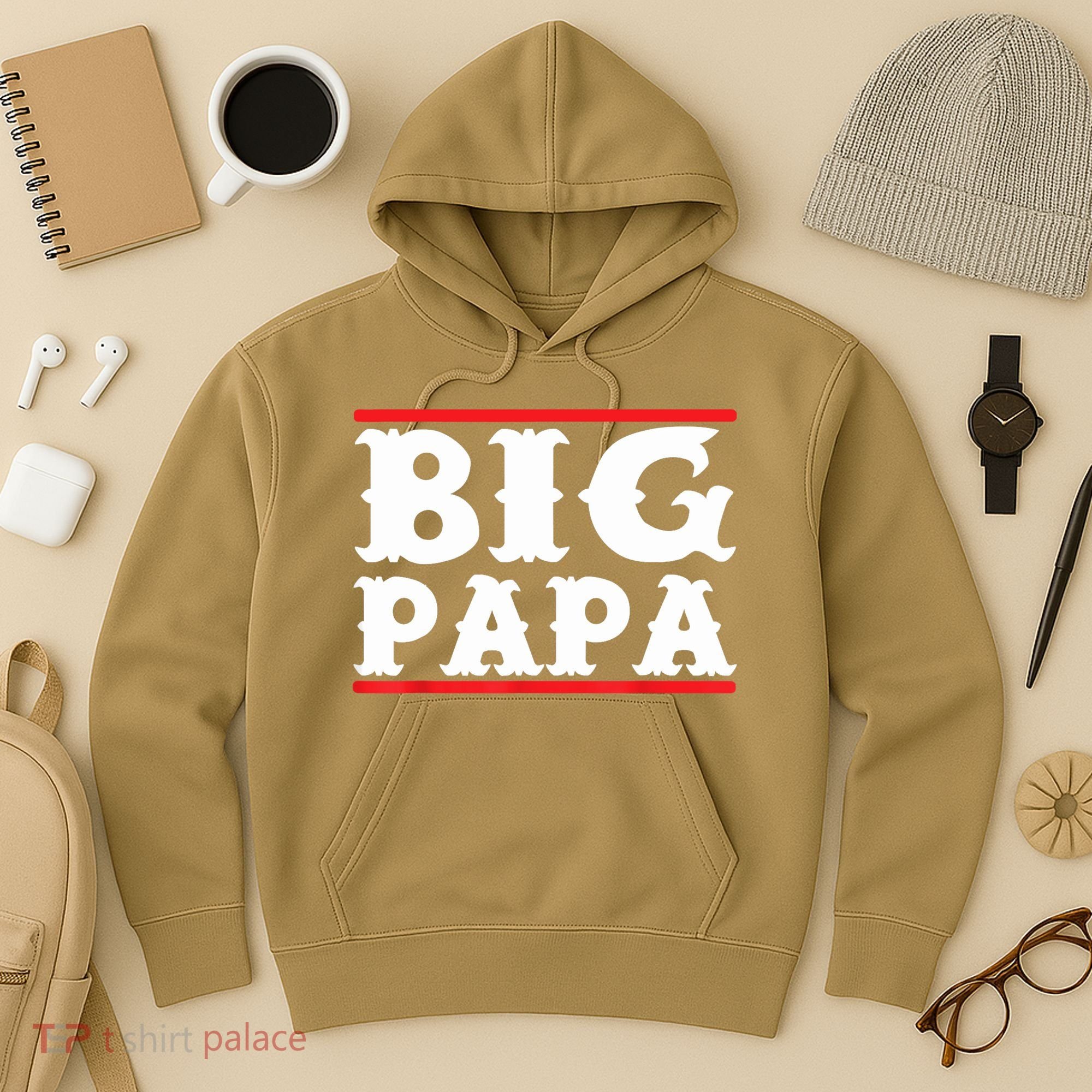 Funny Big Papa Big Daddy Father's Day Hoodie