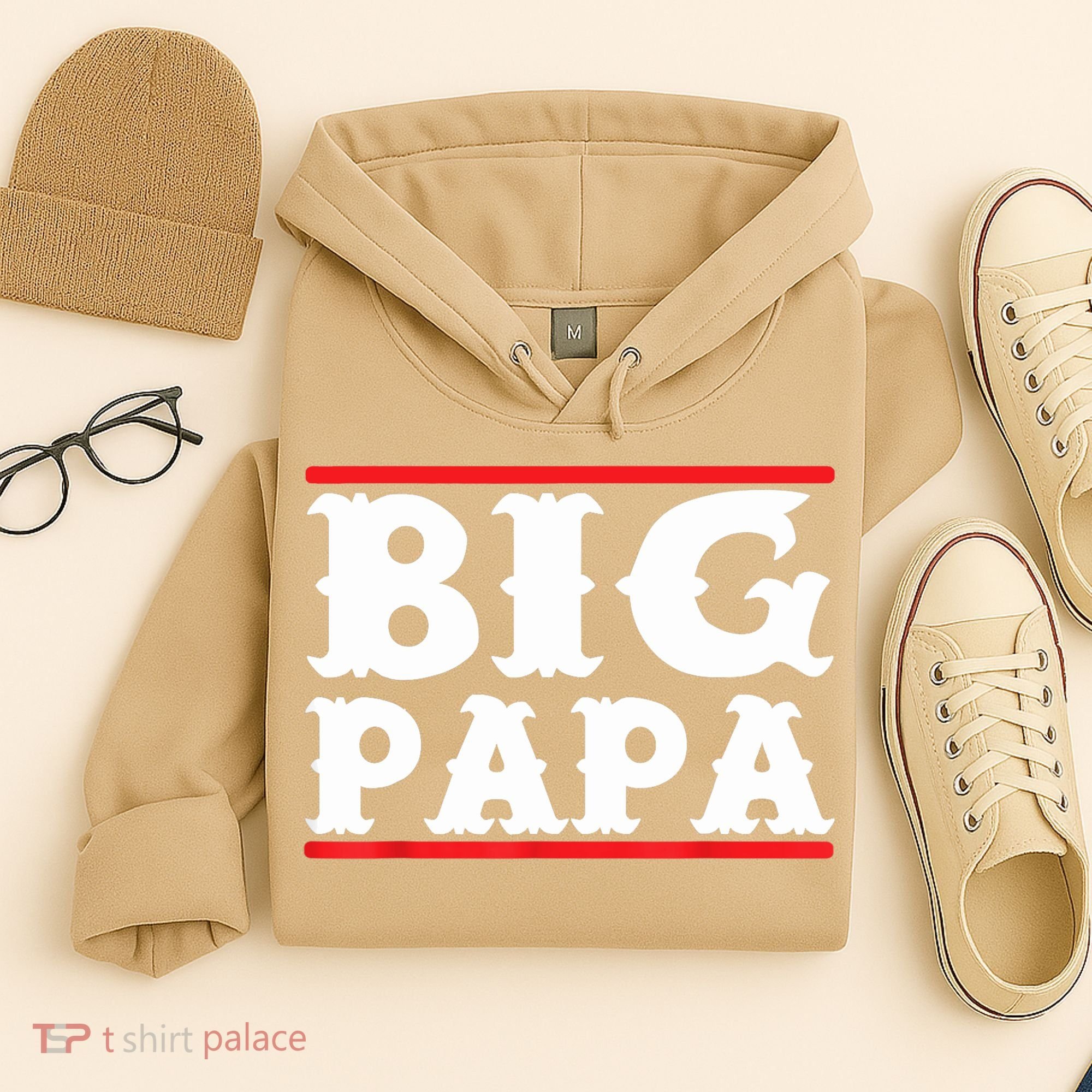 Funny Big Papa Big Daddy Father's Day Hoodie