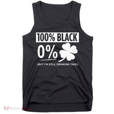 Funny Black People St Patricks Day Irish Shamrock Tank Top