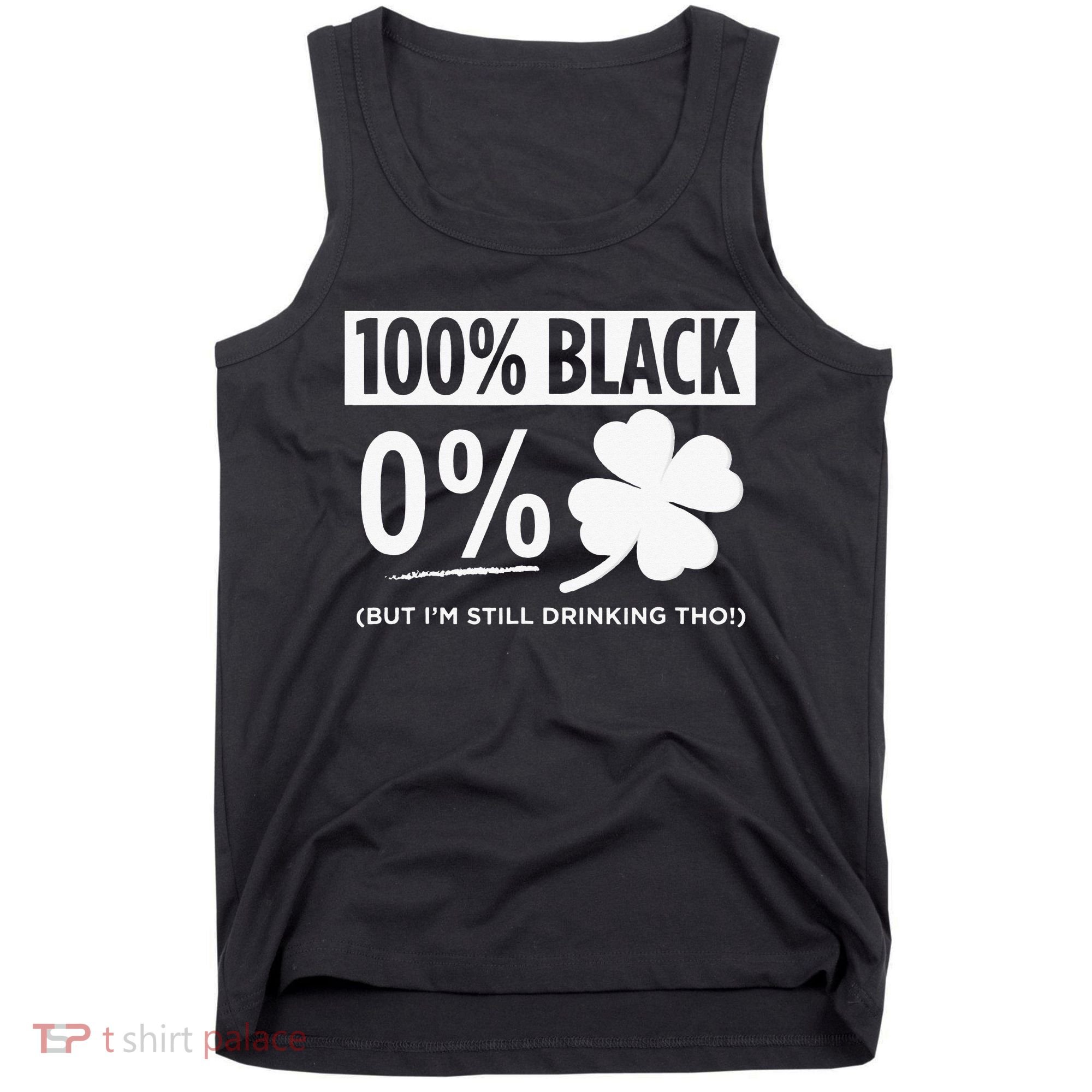 Funny Black People St Patricks Day Irish Shamrock Tank Top