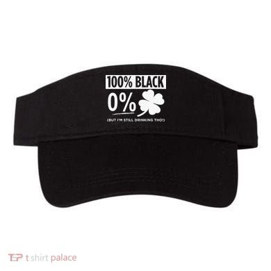 Funny Black People St Patricks Day Irish Shamrock Visor