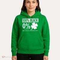 Funny Black People St Patricks Day Irish Shamrock Hoodie thumb 5