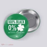 Funny Black People St Patricks Day Irish Shamrock Button thumb 0