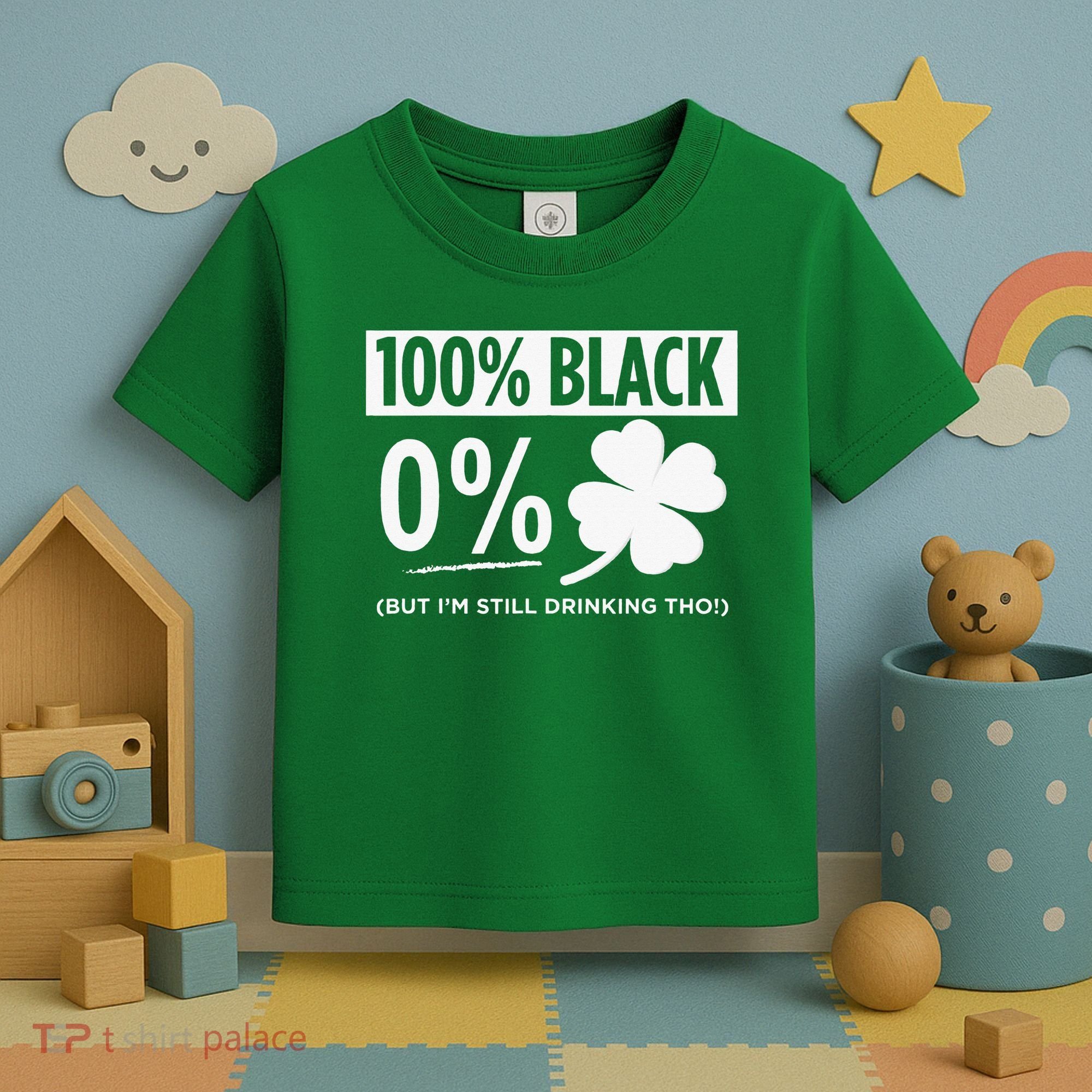 Funny Black People St Patricks Day Irish Shamrock Toddler T-Shirt