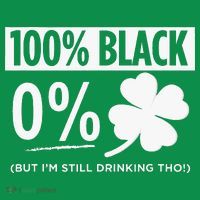 Funny Black People St Patricks Day Irish Shamrock Women's Long Sleeve Shirt thumb 2