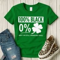 Funny Black People St Patricks Day Irish Shamrock Women's T-Shirt thumb 3