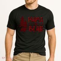 Funny  Buffalo Plaid Mama Bear Gift Cooling Performance Crew T-Shirt thumb 2