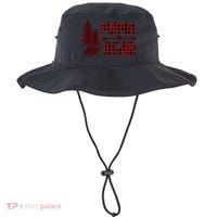 Funny  Buffalo Plaid Mama Bear Gift Bucket Hat thumb 0